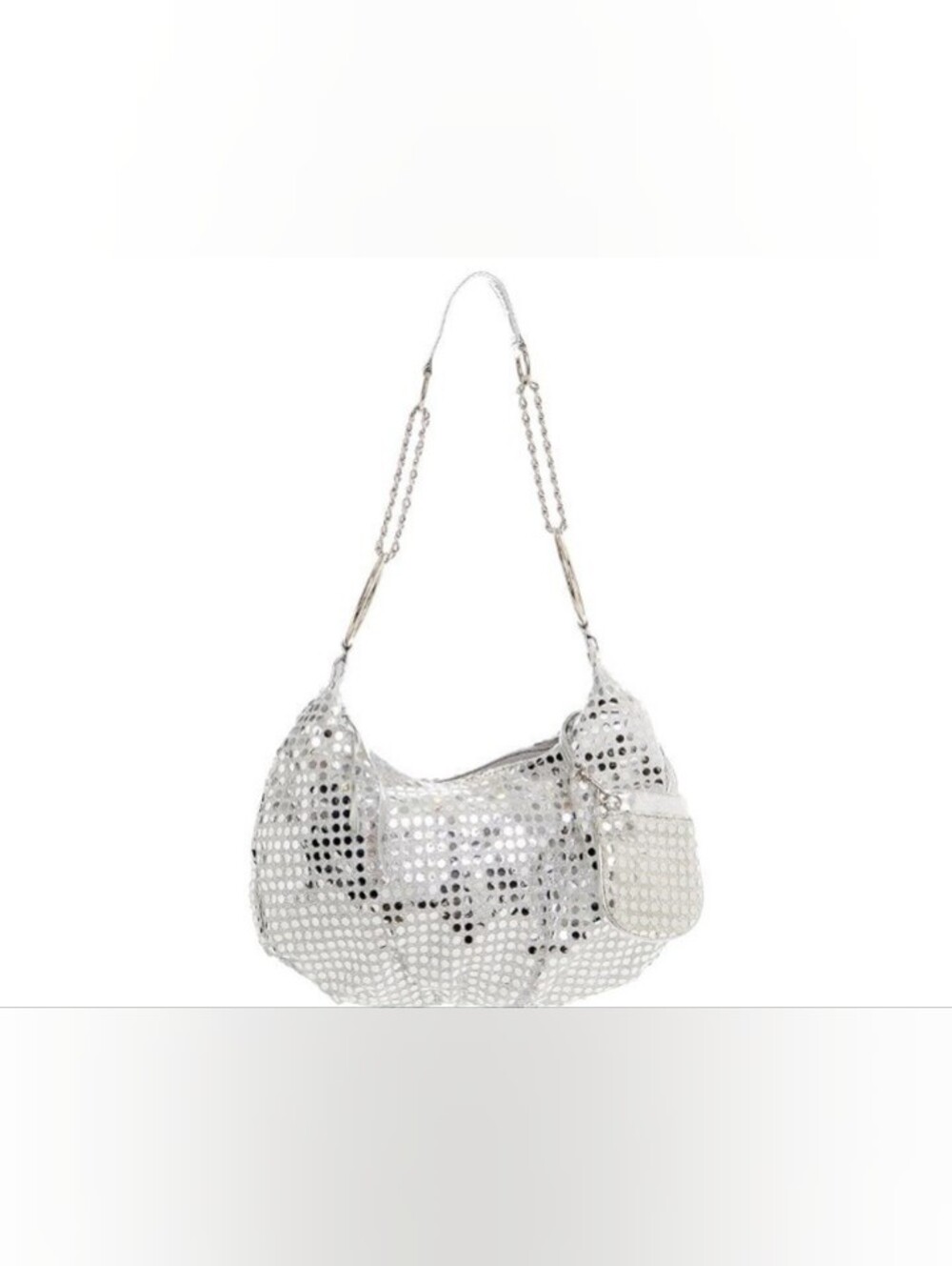 Bling Sequin Shoulder Bag (Silver 🩶)